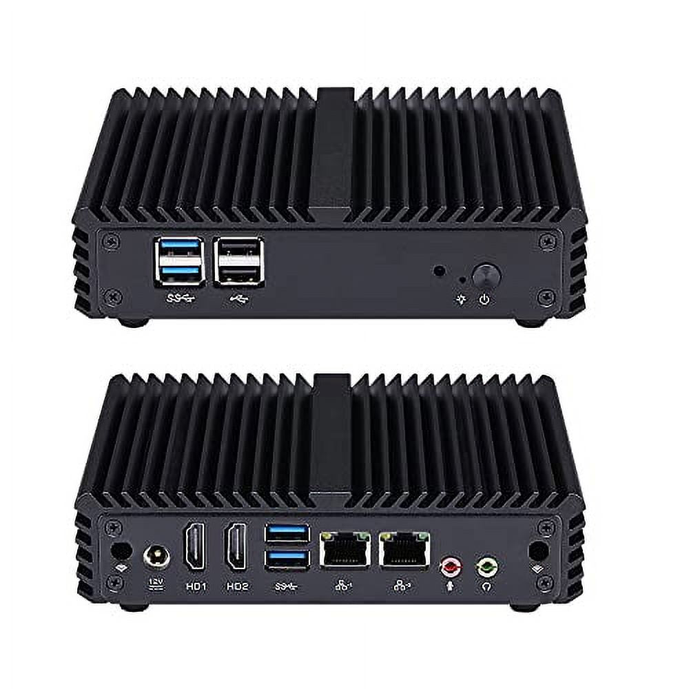 Mini Desktop Computer Fanless Intel Pentium J3710 Quad Core 8GB RAM 128GB SSD U42606