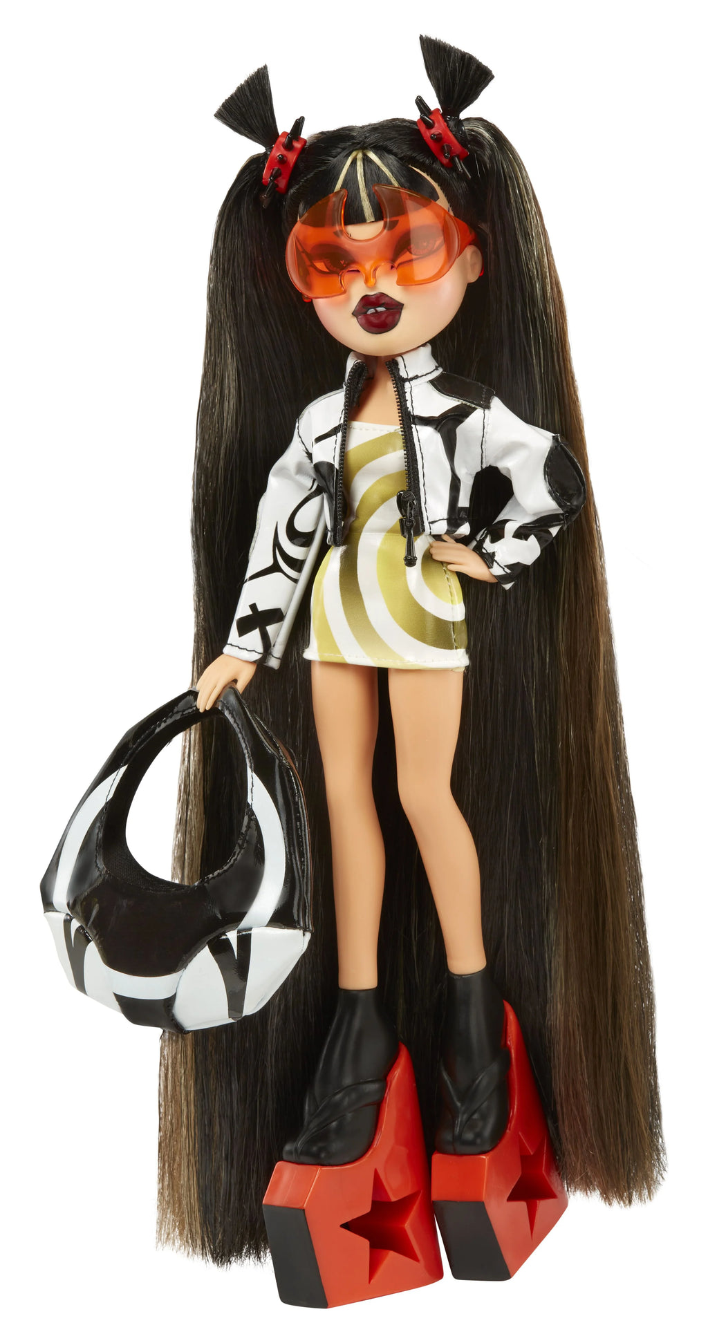 Bratz x Mowalola Special Edition Jade Fashion Doll with 2 Outfits, Assembled 12 inch O968931
