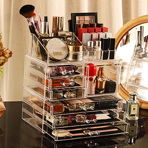 Clear Acrylic 11 Drawers Makeup Storage Organizer P35259