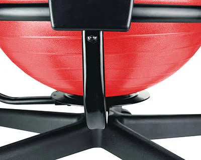 Red Metal Ball Chair with Arms R970657