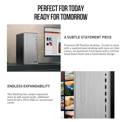 AMD Ryzen 5 Desktop Computer Tower, 32GB RAM 2TB SSD, Windows 11 Pro Y5936