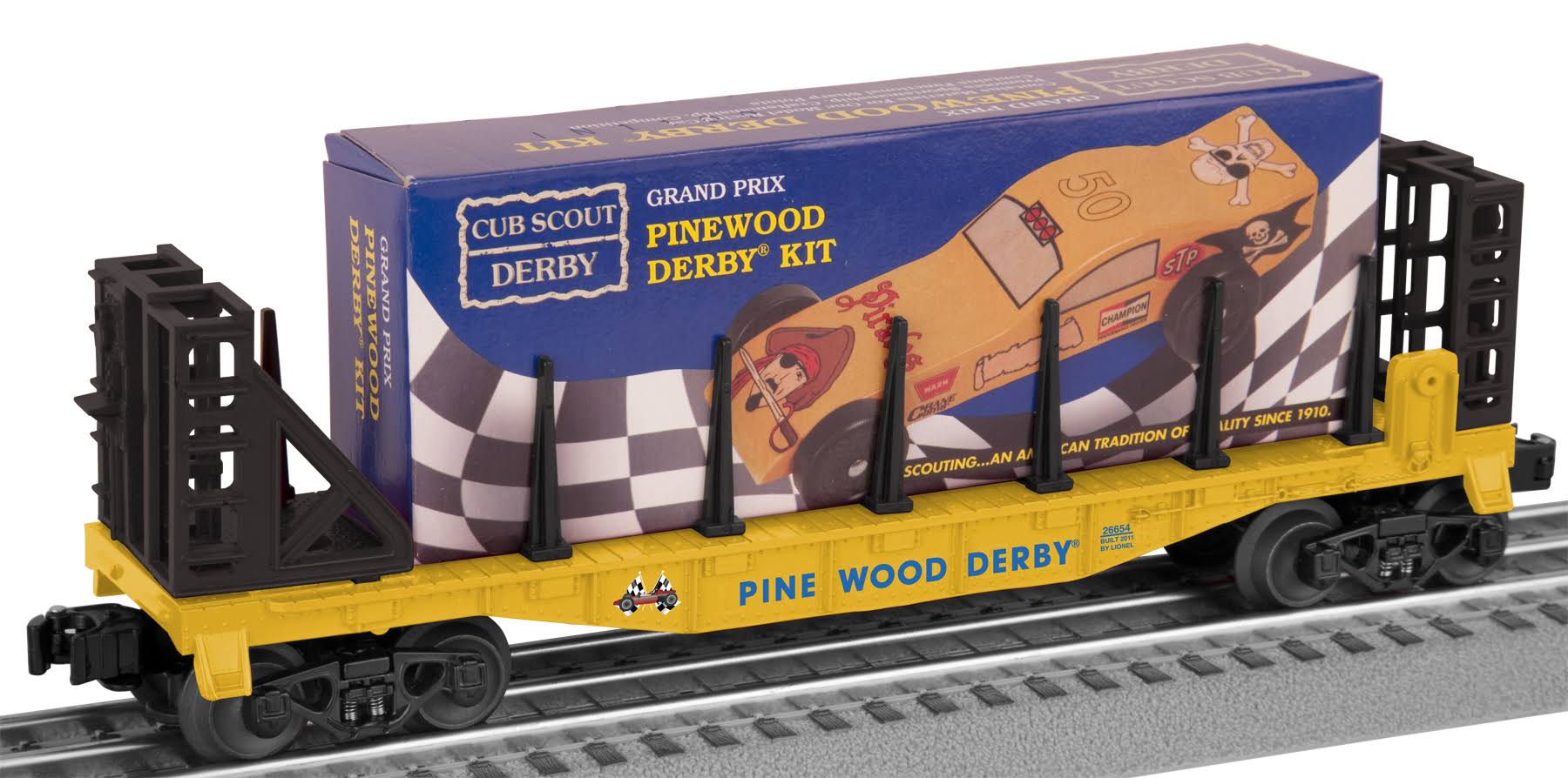 Flatcar w/Pinewood Derby Kit G430445