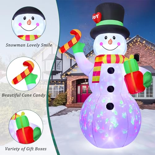 10 FT Christmas Inflatable Santa Claus with LED Lights A5738
