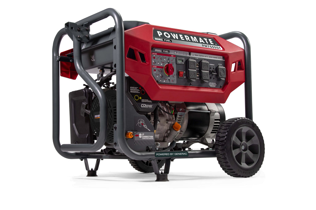 7500 Watt Dual Fuel Portable Generator C287239