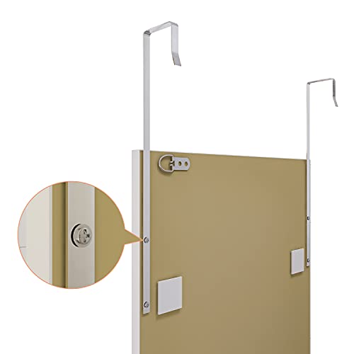 48" x 16" Full Length Metal Frame Mirror, 2 Pcs Door Hanging Mirror F8664