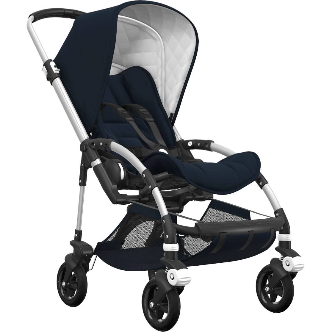 Aluminum Dark Navy Stroller A22922