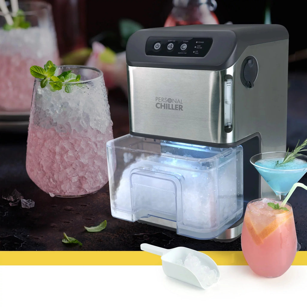 Portable Countertop Ice Maker, Stainless Steel W402236
