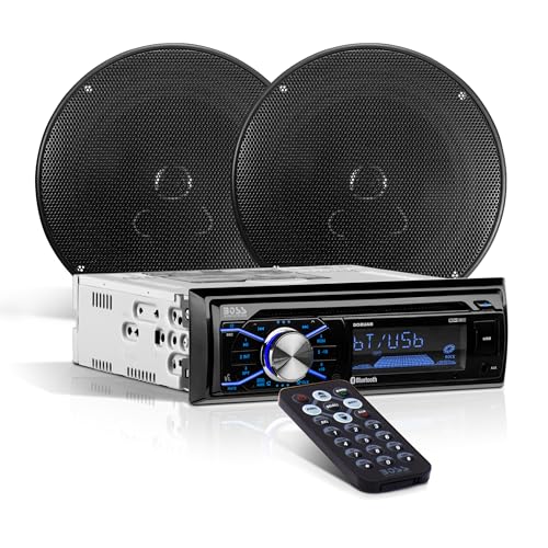 Single Din Bluetooth Car Stereo with 6.5 Inch 2 Way Speakers B85961