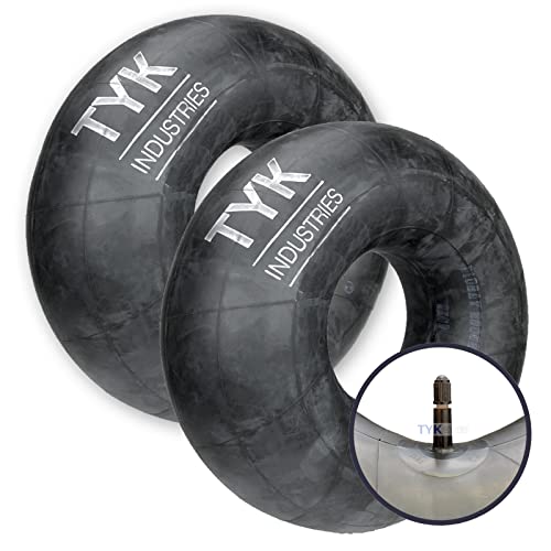 (2-Pack) 18X8.50-10 Lawn Mower Tire Inner Tube with TR13 Short Rubber Valve Stems N41390