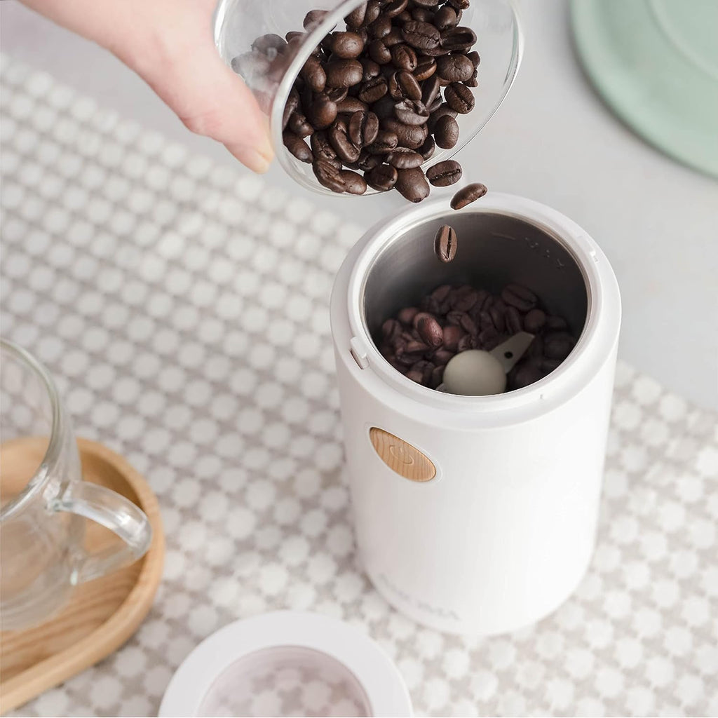 White 40g Mini Electric Coffee Grinder P662