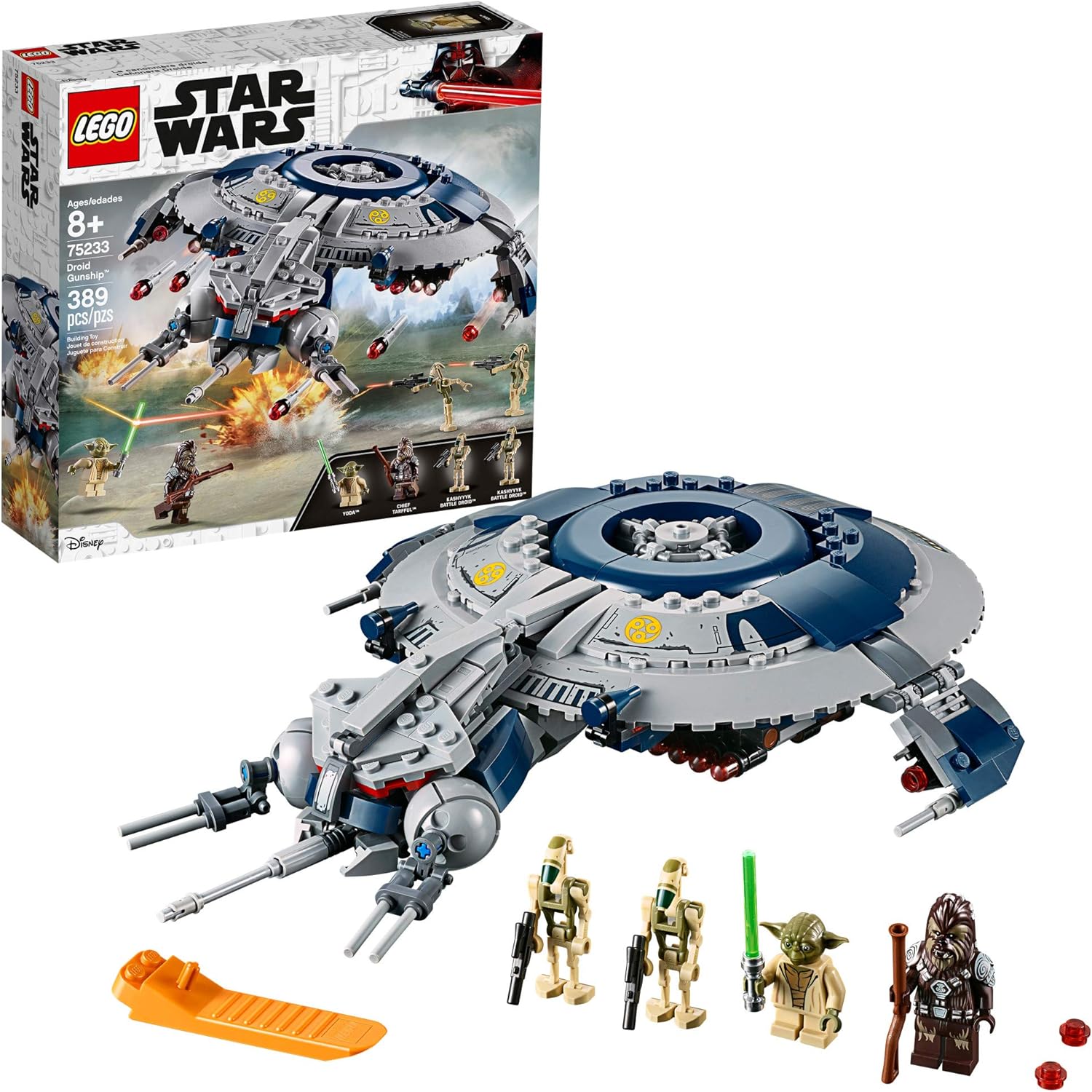 Star Wars Droid Gunship Building Kit (329 Pieces) N89023