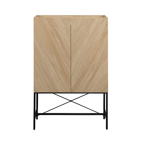 Dark Walnut 2-Door Tall Accent Cabinet U4692