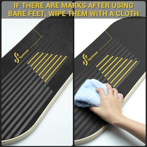 7 Modes Balance Board with Adjustable Stoppers and Roller E71386