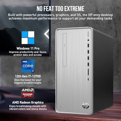 AMD Ryzen 5 Desktop Computer Tower, 32GB RAM 2TB SSD, Windows 11 Pro Y5936