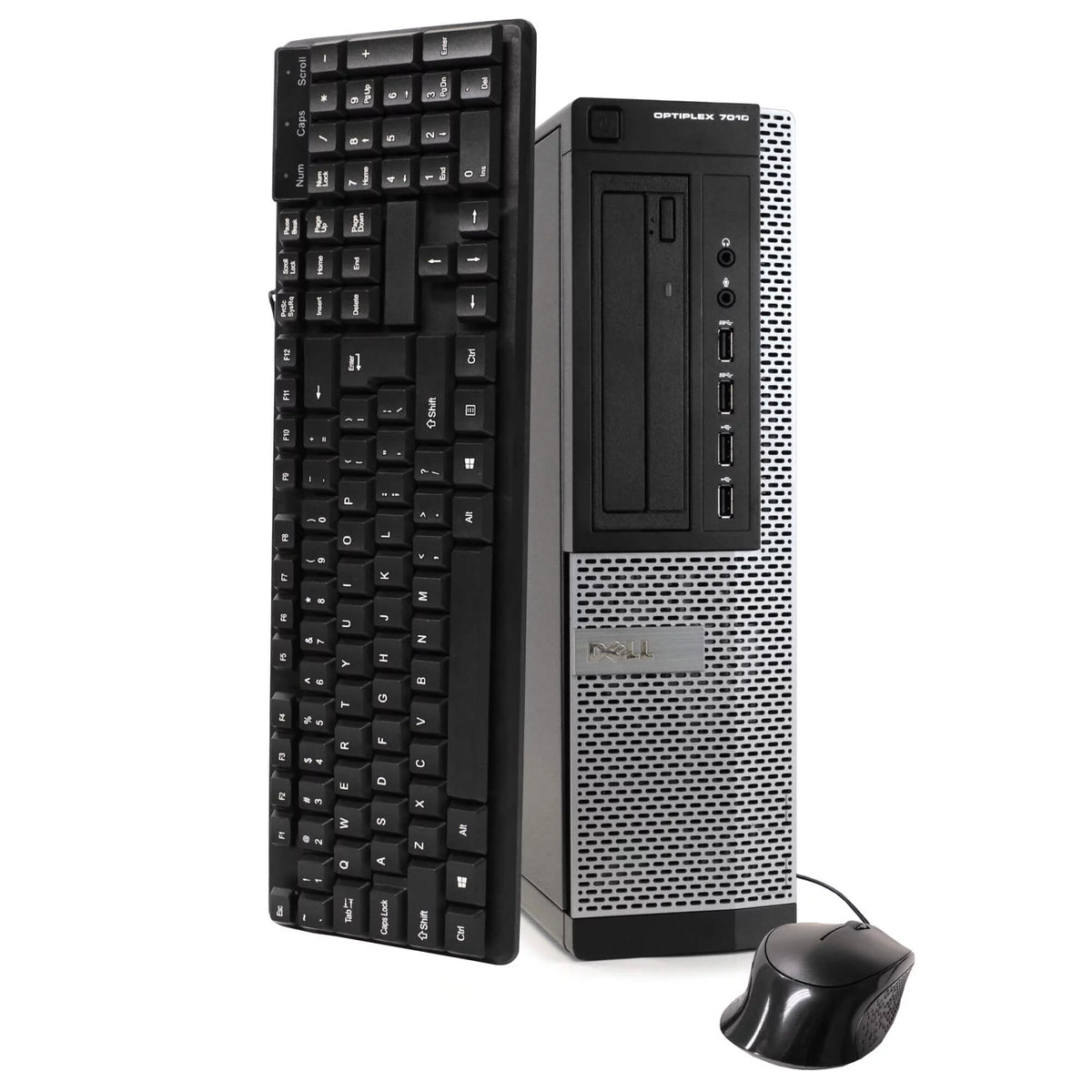 Restored Dell Desktop Tower Computer, Intel Core i5, 8GB RAM, 500GB HD, DVD-ROM, Windows 10 Home, Black U806