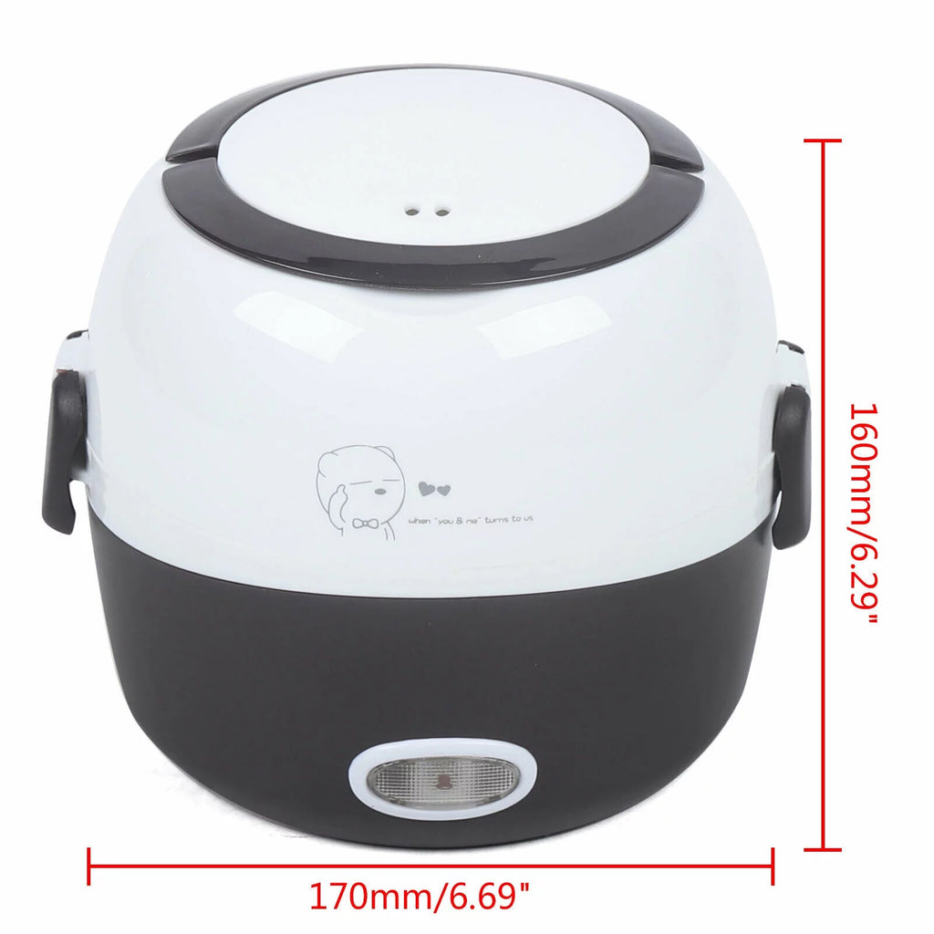 1.3L 2 Layers Electric Rice Cooker Stainless Steel U162700