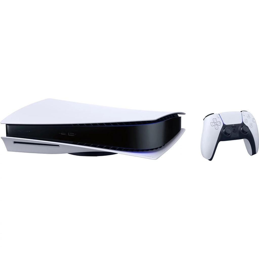 White PlayStation 5 Gaming Console with Wireless Controller X53674
