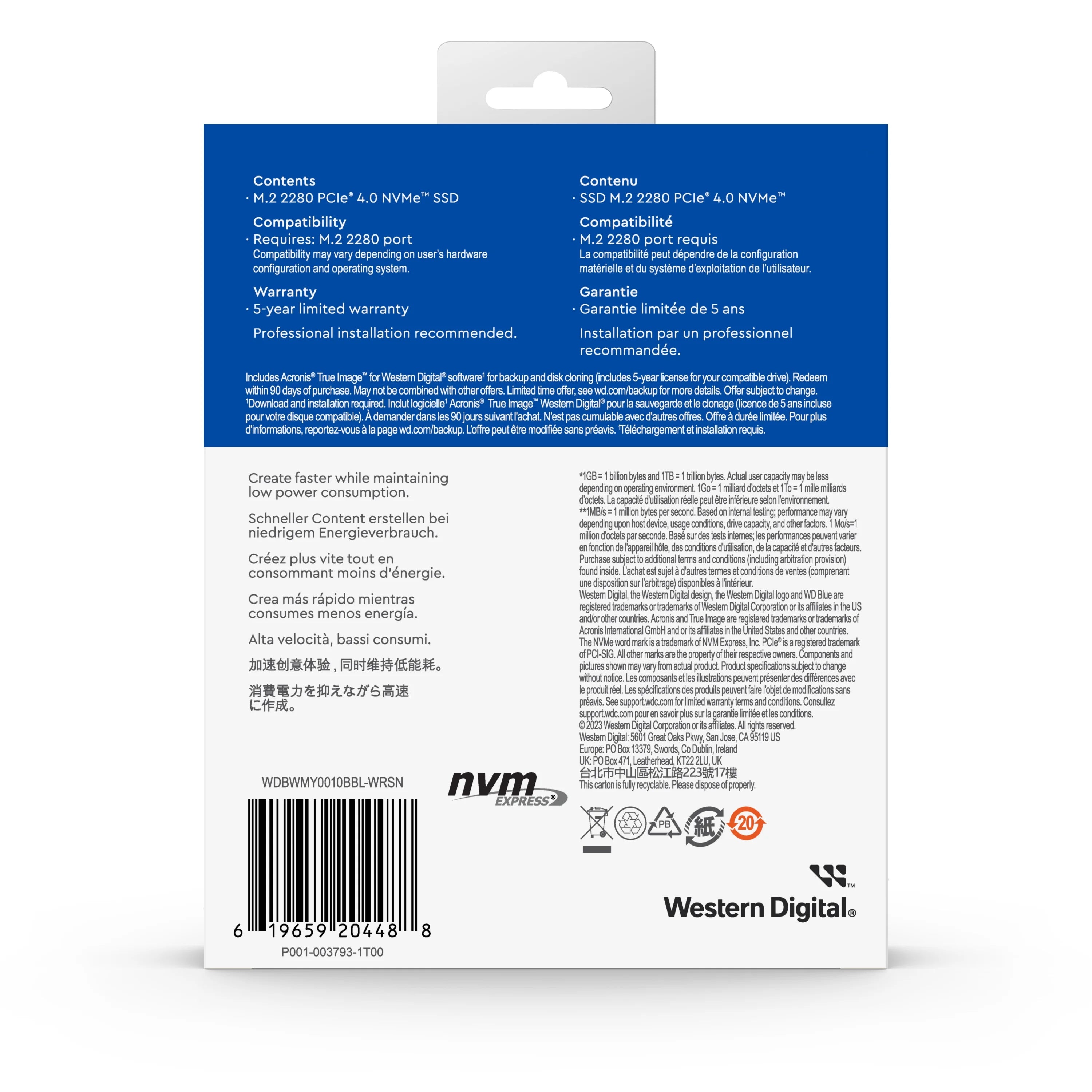 1TB NVMe Internal SSD Q3539