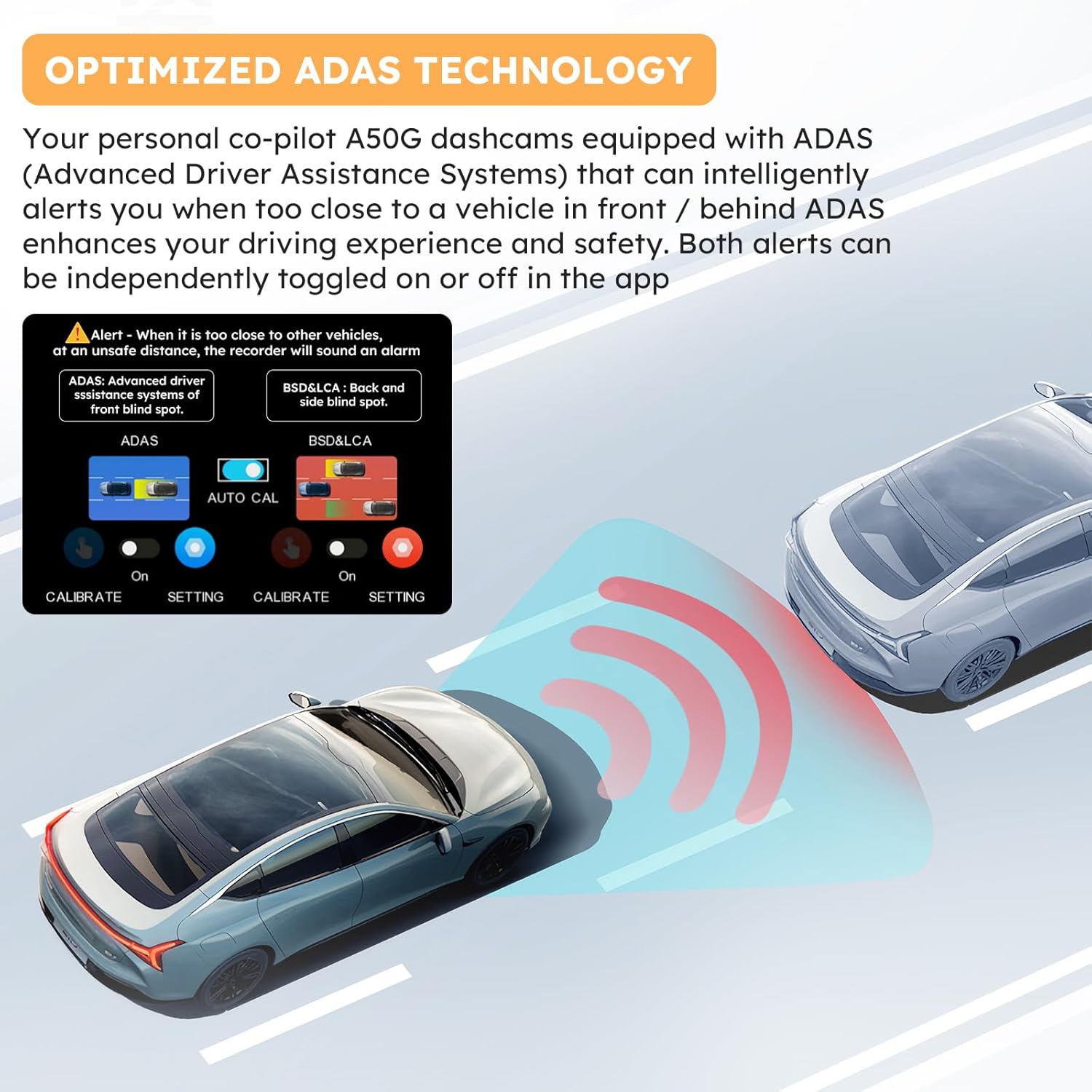 4K Dash Cam Front and Rear with WiFi & GPS H376