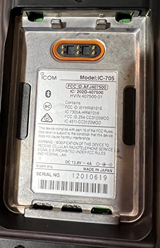 IC-705 HF/VHF/UHF All Mode Portable QRP 5W/10W Transceiver P882425
