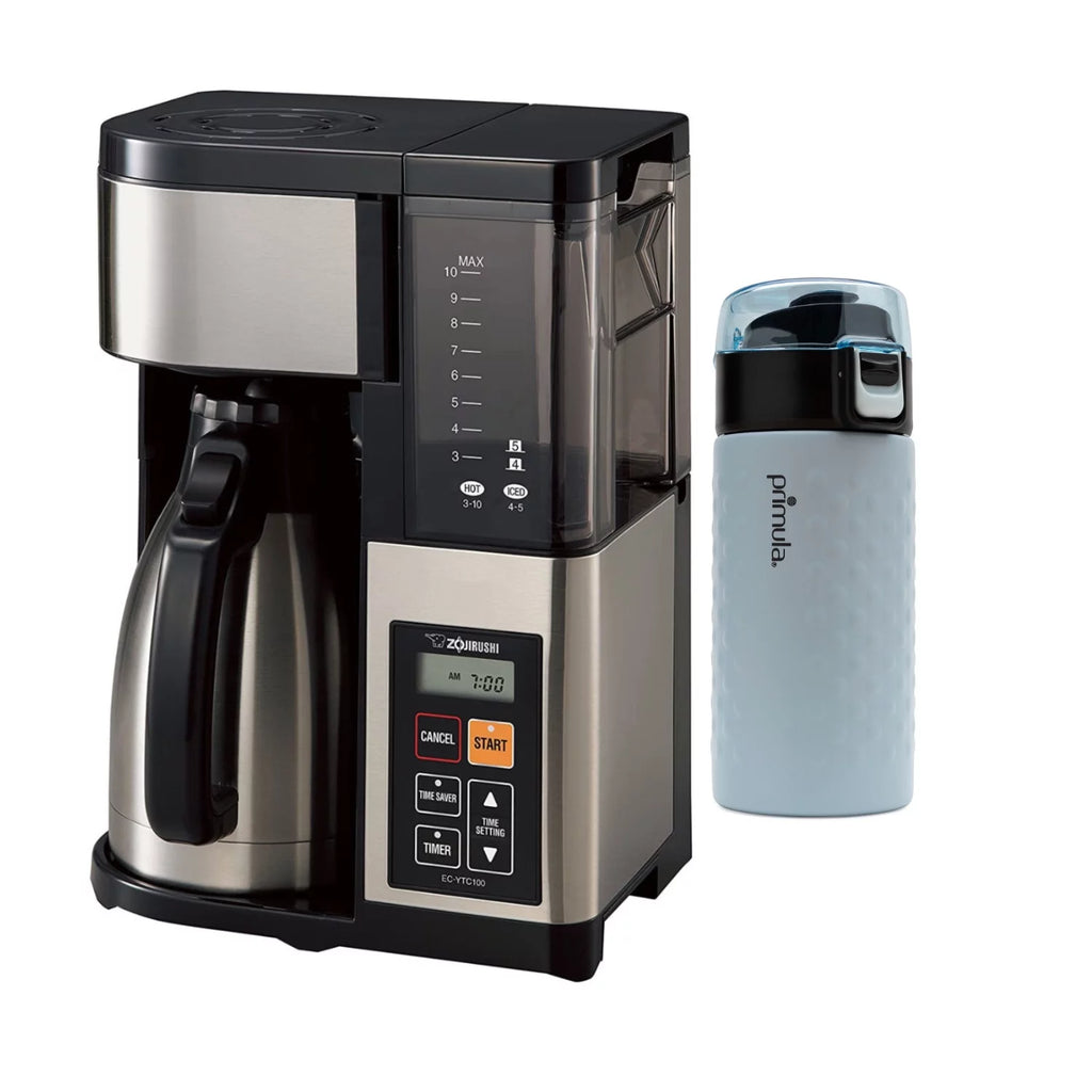 10-Cup Coffee Maker (Stainless Steel, Black) O727511