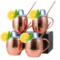 Set of 4 Copper Mugs R82080