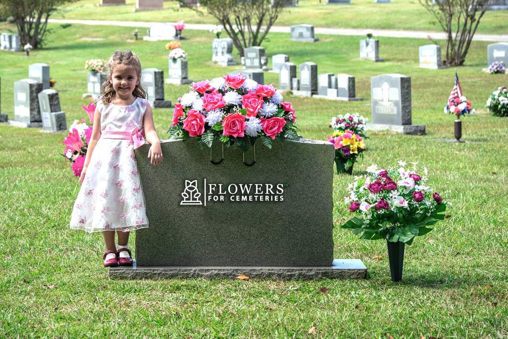 30" Artificial Cemetery Flowers I70751