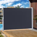 Gray Retractable Side Awning 118''X 78'' Privacy Screen W285