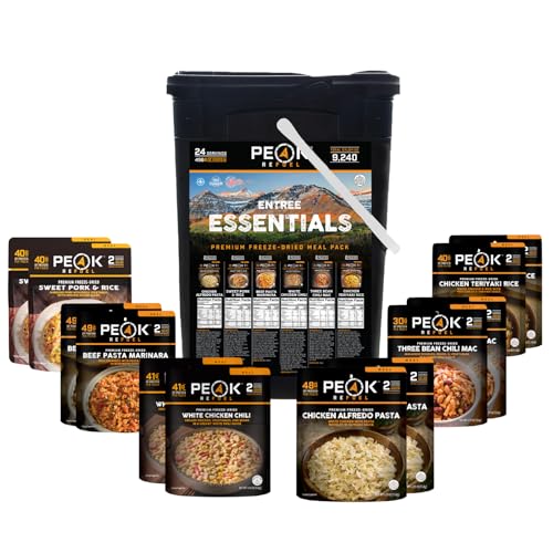 24 Servings Freeze-Dried Real Meat Emergency Food N179