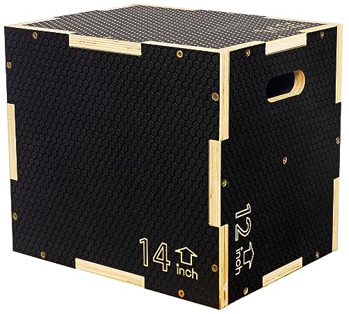 3 in 1 Non-Slip Wooden Plyo Box V355