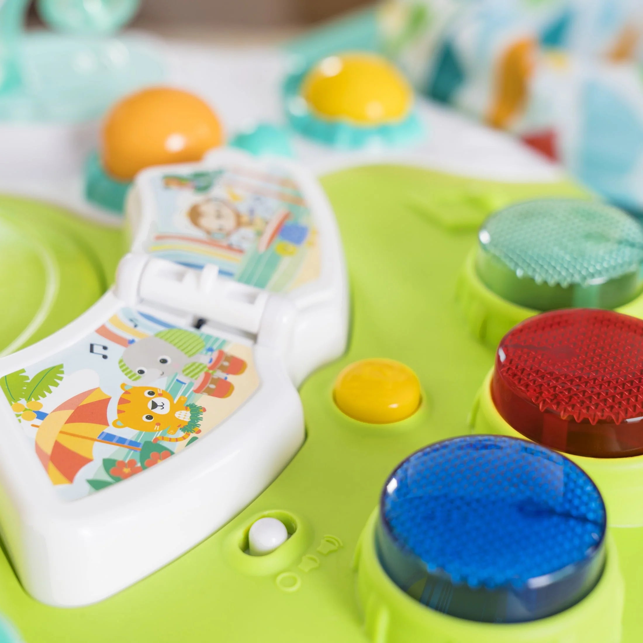 2-in-1 Baby Activity Center & Table, Tropic Coral T717333