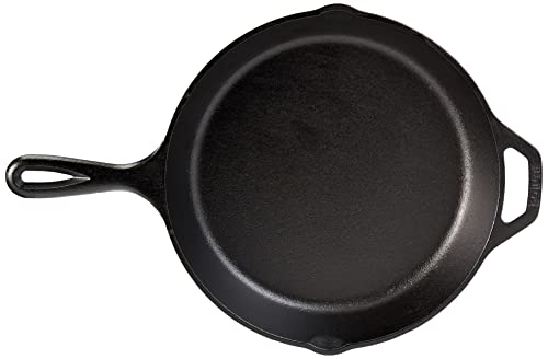 12 Inch Seasoned Cast Iron Skillet with Assist Handle I98599