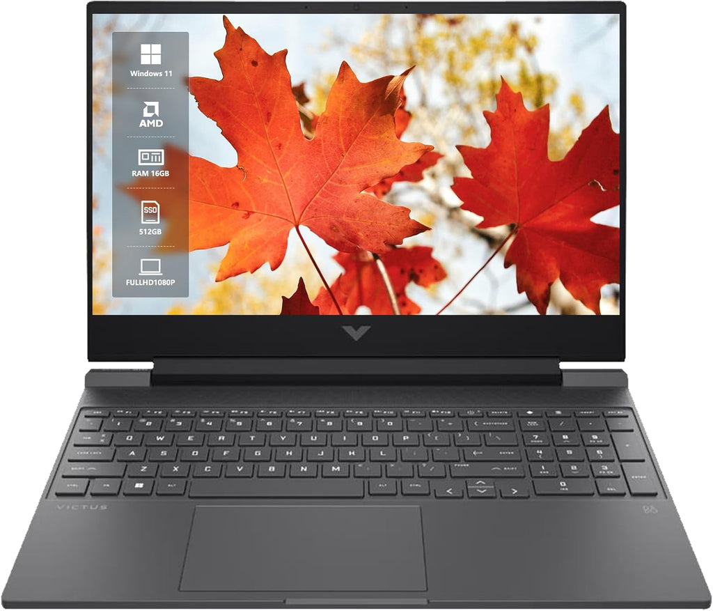 15.6" FHD 144Hz Gaming Laptop, AMD Ryzen 5 5600H, 16GB RAM, 512GB SSD, NVIDIA GeForce RTX 3050 Ti, Mica Silver M4995