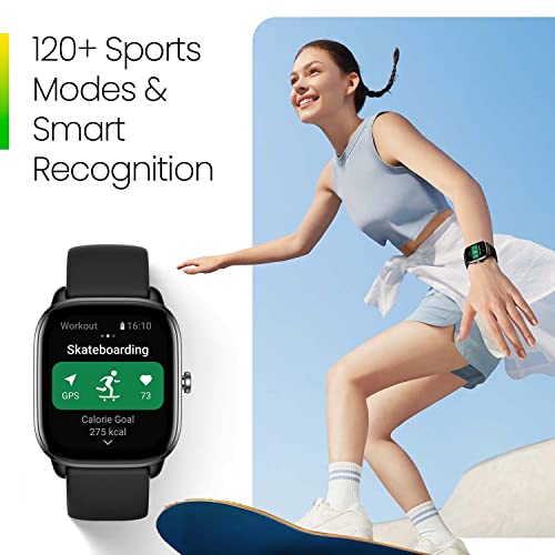 Black Smart Watch with GPS, Heart Rate Monitor, 15-Day Battery Life I20721