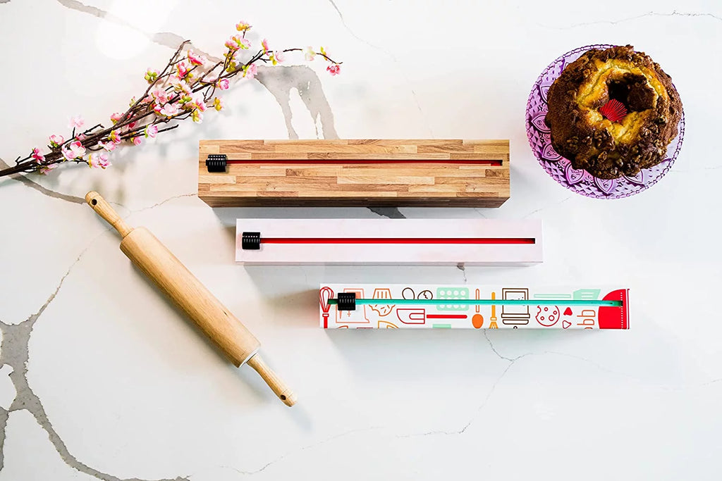 Butcher Block Parchment Paper Dispenser with 15"x 164' Roll of Culinary Parchment Paper J864711