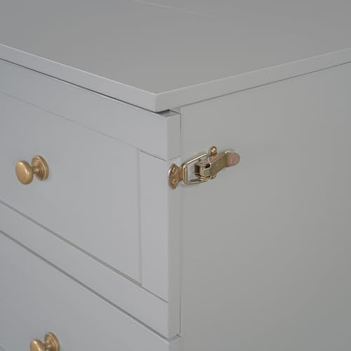 Queen Size White Wooden Murphy Bed with Drawer O5842