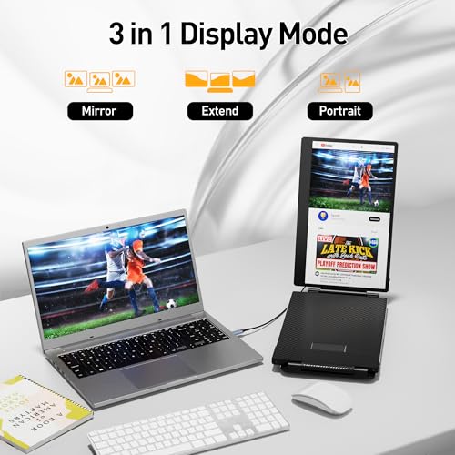 15.6" Portable Monitor with 120% sRGB, FHD IPS & 235° Rotation H30146
