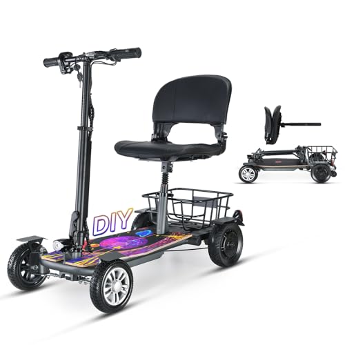 4 Wheeled Lightweight Foldable Mobility Scooter E260