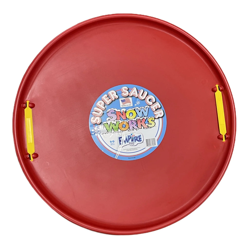 Red 28 Inch Round Snow Sled I31158