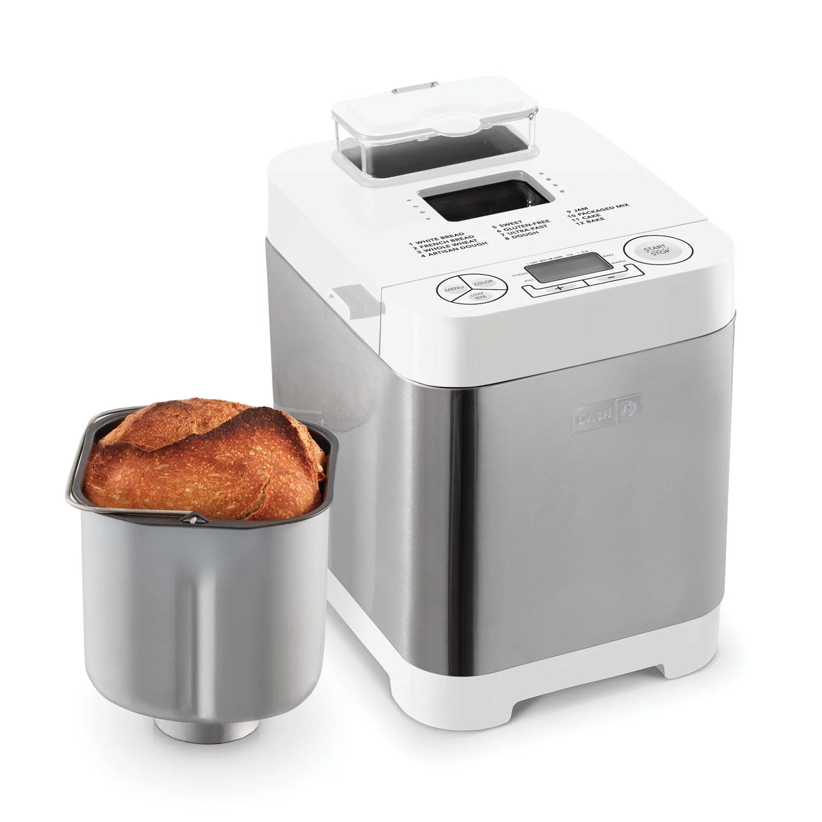 Stainless Steel Bread Maker 1.5lb Loaf Programmable 12 Settings S486651