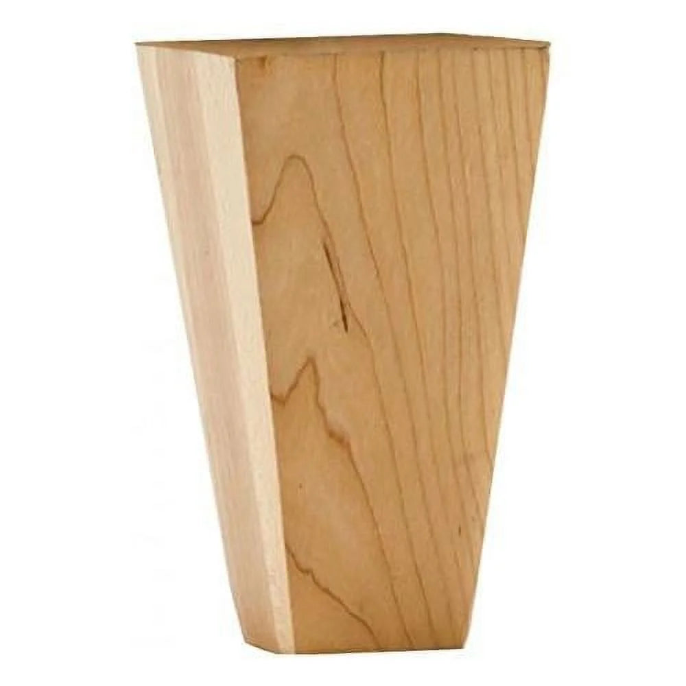 Cabinet Furniture Leg 2-1/4" X 4" Maple F355