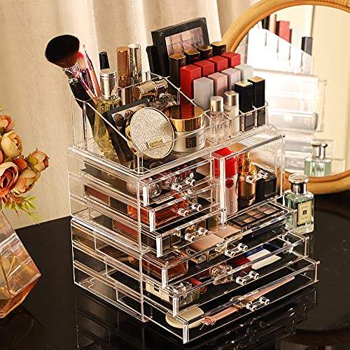 Clear Acrylic 11 Drawers Makeup Storage Organizer P35259