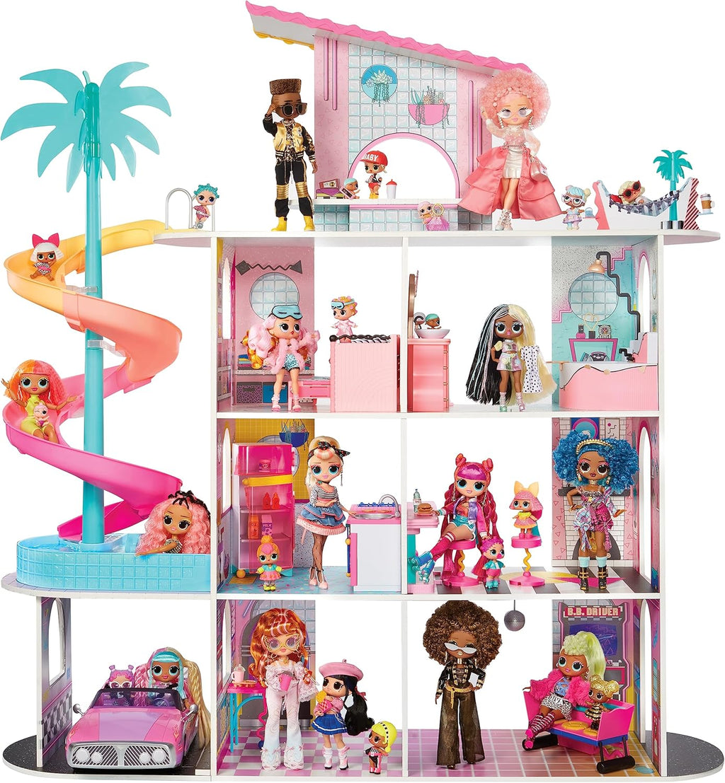 OMG Fashion House Playset with 85+ Surprises and Real Wood K231294