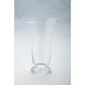 10” Handblown Glass Candle Holder with Pedestal N191