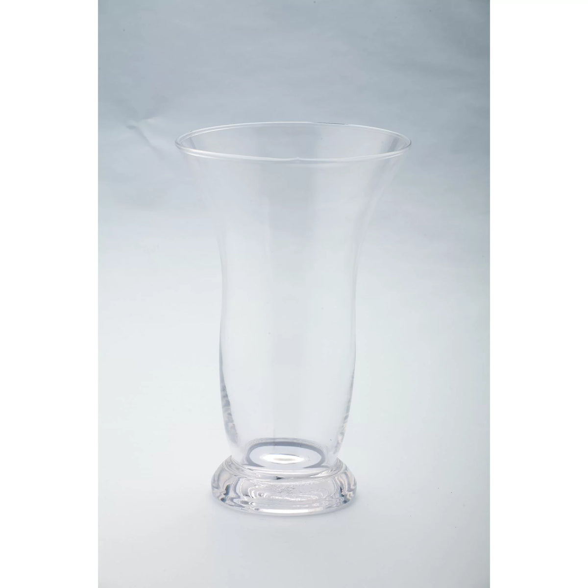 10” Handblown Glass Candle Holder with Pedestal N191