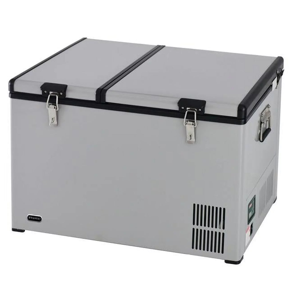 90 Quart Dual Zone Portable Fridge Freezer with Wheels H315