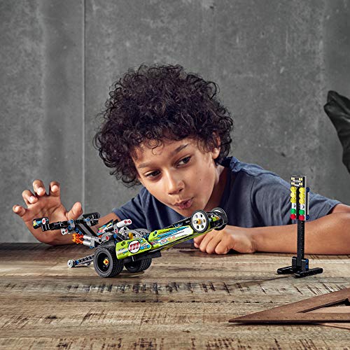 LEGO Technic Dragster Pull-Back Racing Toy Building Kit (225 Pieces) M888396