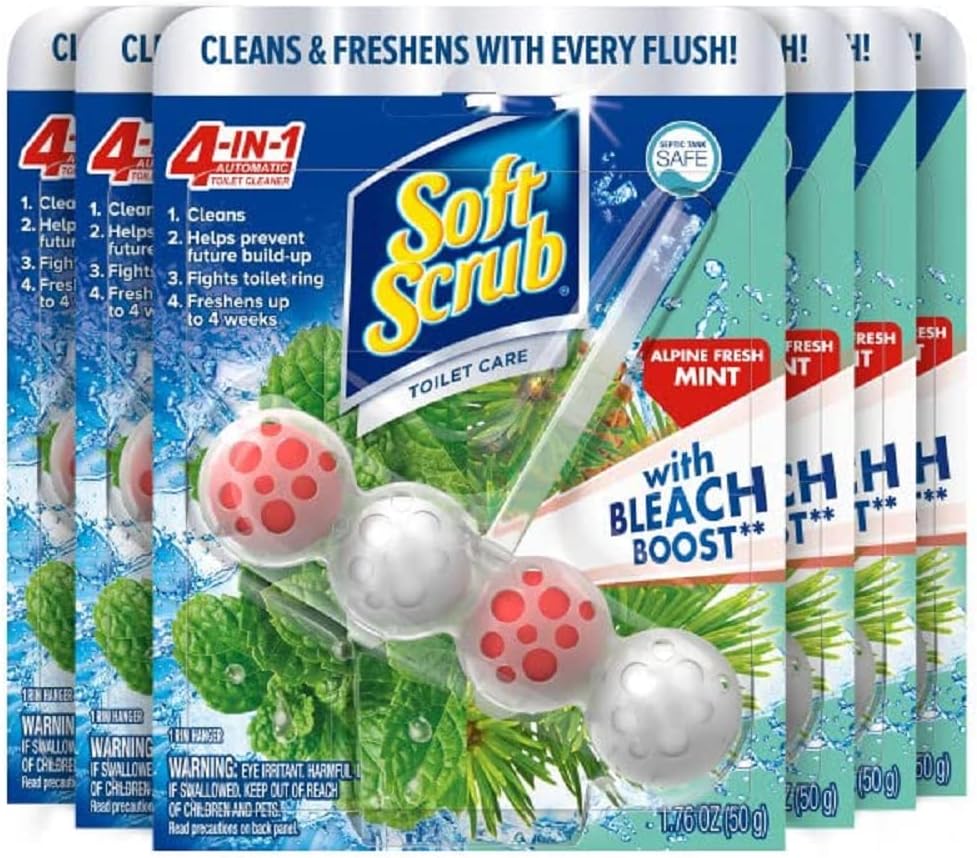 6 Count Toilet Bowl Cleaner with Bleach P5556