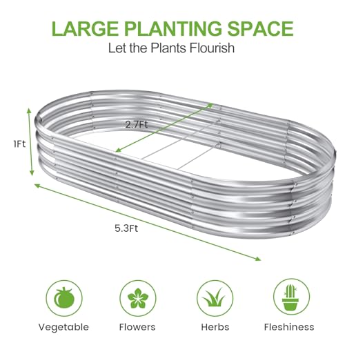 Galvanized Raised Garden Bed Kit N405