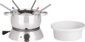 3-in-1 Electric Fondue Set, 81 Ounce, Silver A2276